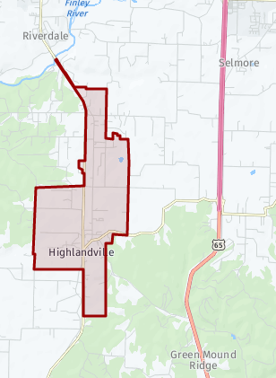 Highlandville City Limits
