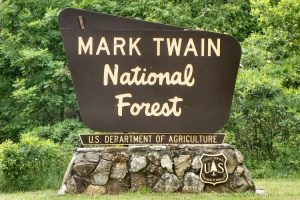 Mark Twain Forest Sign
